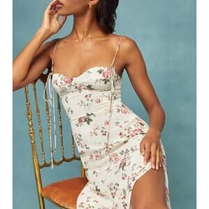 Reformation Pinot Flourish Midi Dress, Size 6